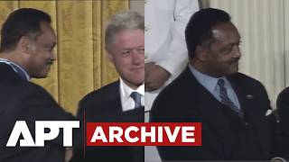 Jesse Jackson Receives Presidential Medal of Freedom From Bill Clinton in 2000 | RIP at 84 | APT
