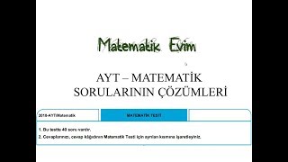 Download 2018 Ayt İlk 10 Sorunun çözümleri Video MP3 2018 Ayt İlk 10 Sorunun çözümleri