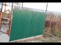 Ворота из профлиста своими руками – делаем быстро и надежно