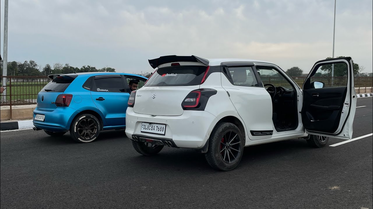 Polo vs Swift || Drag Race || German vs Japanese || Most awaited drag 🥵 कोई कम नहीं है भाई🥶