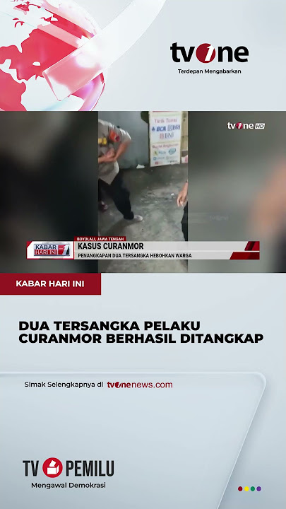 Penangkapan Dua Pelaku Curanmor Hebohkan Warga | Kabar Hari Ini tvOne