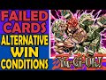 Alternative win conditions  failed cards and mechanics