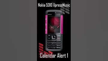 NOKIA 5310 XpressMusic - Calendar Alert 2