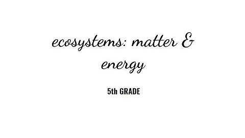 Grade 5. #4. 5-LS2-1. Study Island 3b. Topic- ECOSYSTEMS: MATTER and ENERGY