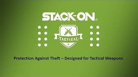 Stack-On Tactical Fire-resistant Gun Safe with electronic lock and Key-locking Security Cabinet