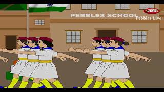 Ten Little Indian Girls Nursery Rhymes kids Karaoke Pre School Songs #pebblesrhymes #pebbles