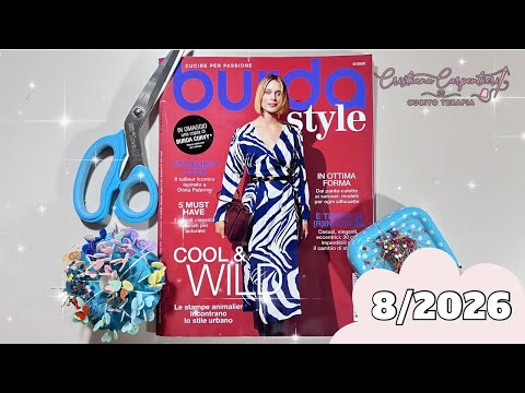 BURDA STYLE 8/2026 AUGUST Let's flip through it together
