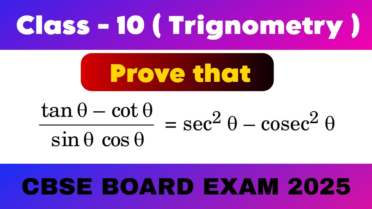 Prove That Tan Theta Minus Cos Theta By Sin Theta Cos Theta Is Equal To prove-that-tan-theta-minus-cos-theta-by-sin-theta-cos-theta-is-equal-to