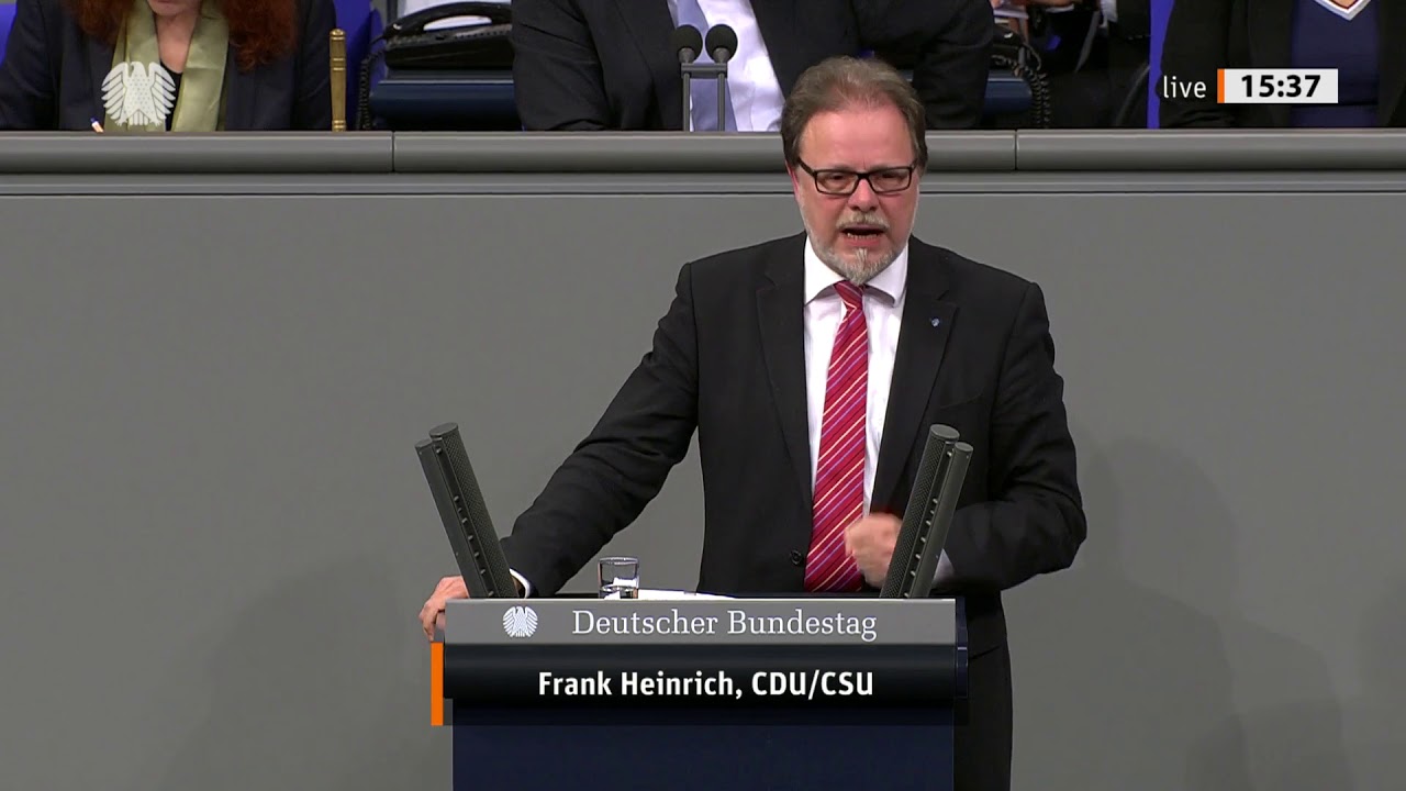 13.12.2019 Rede von Frank Heinrich im Bundestag