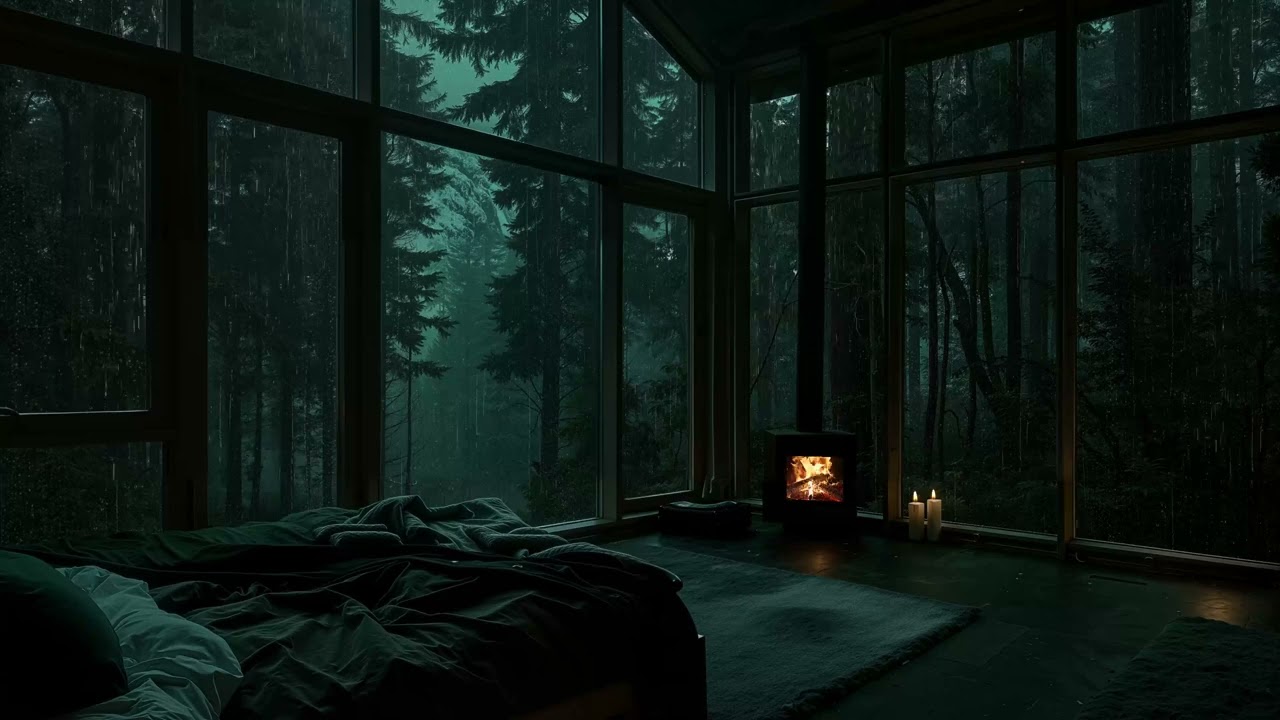 Forest Cabin Rain | Deep Sleep Ambiance for Insomnia