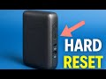 How To Hard Reset An Anker Power Bank