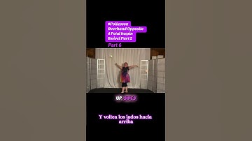 Pt6 Poi Overhand Opposite 4 Petal Inspin Swivel Part 2 #español #PoiTutorial #PoiDance  #FlowArts