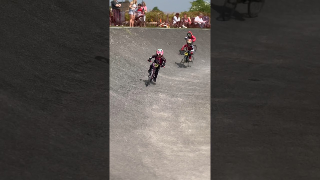 BMX racing - on a dirt jump bike!