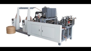 paper twist handle machine with conveyor belt
