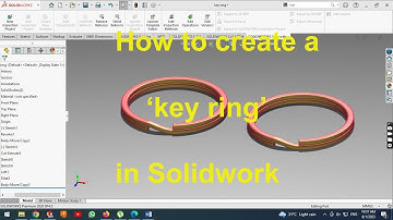 Solidworks |  key Ring in Solidworks.