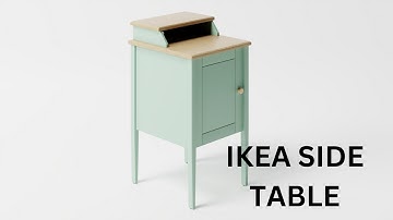 IKEA Side Table Blender 3D model Full Build