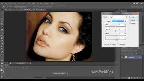 Adobe Photoshop CS6   Beginners Tutorial   How To Change Eye Color   Tune pk 2