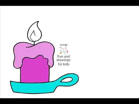Wideo: Jak Narysować świecę