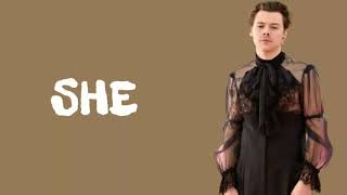 Harry Styles - She | lyrics