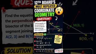 Can you solve this 12th Board Coordinate Geometry question before I do? 😳⚡📚 #maths #boards #shorts