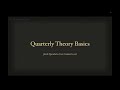Jacob Speculates Core Content 1. (Quarterly Theory Basics)