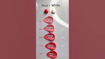 Red VS White🎨Colour mixing (dough edition) #colormixing #shorts #satisfyingart #asmart #colormixing