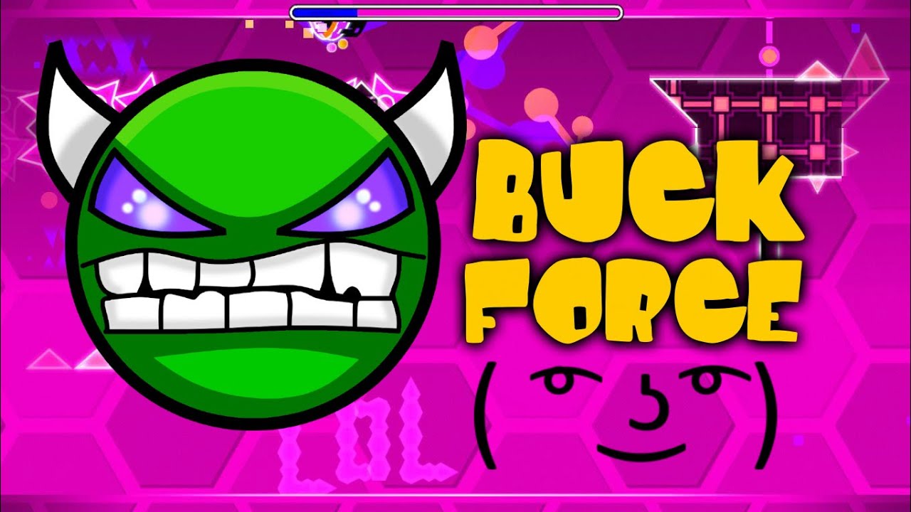 [HD] Geometry Dash (Easy Demon) - Buck Force By RobBuck - YouTube