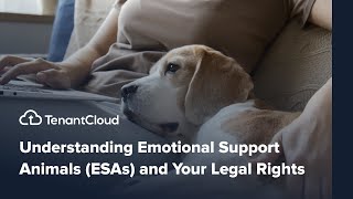 Understanding Emotional Support Animals (ESAs) and Your Legal Rights - TenantCloud Blog