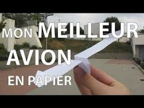 Avion en papier planeur - YouTube