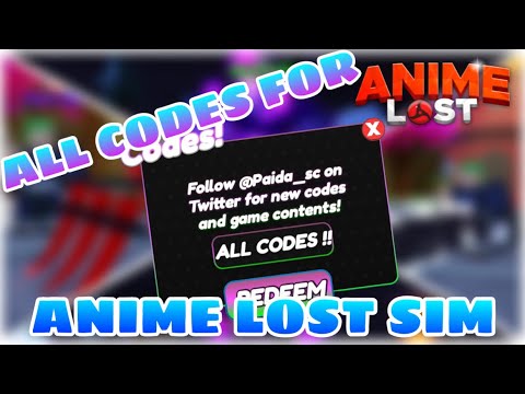 ALL ANIME LOST SIMULATOR ✨WORKING CODES✨2023 !!