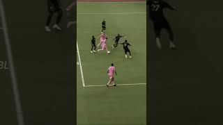 Messi today match performance highlights Inter Miami vs Portlan, one goal and one assist#shortvideo