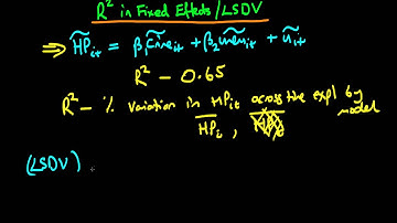 The concept of R-Squared in Fixed Effects and LSDV estimators