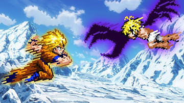 Goku OP All Forms VS Meliodas All Forms Jump Force Mugen v10