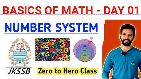 JKSSB JUNIOR ASSISTANT MATHS CLASSES | NUMBER SYSTEM - MATHS | ALL CONCEPTS IN ONE VIDEO.