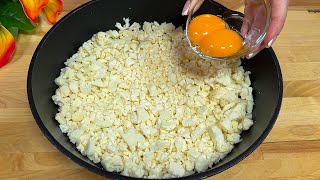 I cook cauliflower with eggs every 3 days! Delicious and very simple breakfast! by perfekte rezepte 3,519 views 3 weeks ago 4 minutes, 24 seconds
