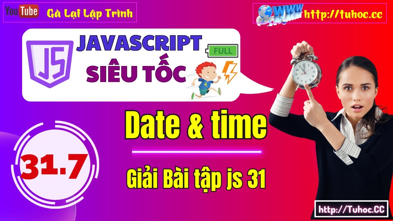 31.7 Giải Bài tập JS 31_ Xây dựng chức năng hiển thị thời gian offline ...