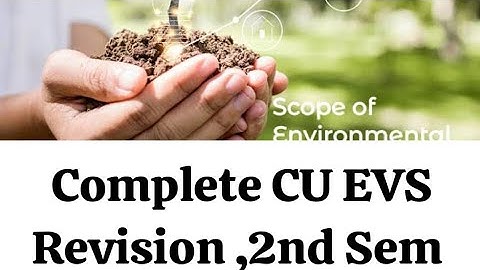CU 2nd Semester CVAC Environmental Studies | Important Questions & Answers | Honours & General 2025
