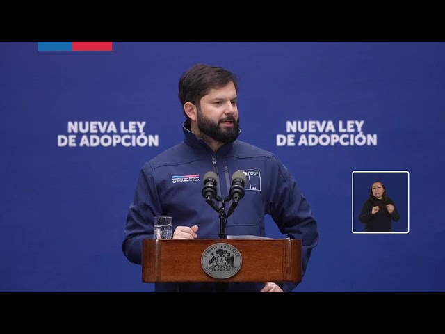 Presidente Gabriel Boric promulga la Nueva Ley de Adopción