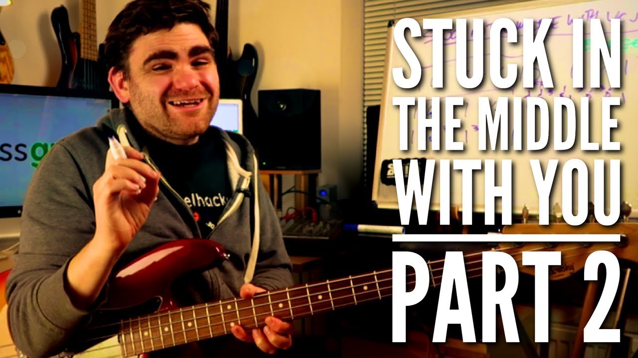 Bass Guitar Lesson - Stuck In The Middle With You [Part 2] - YouTube