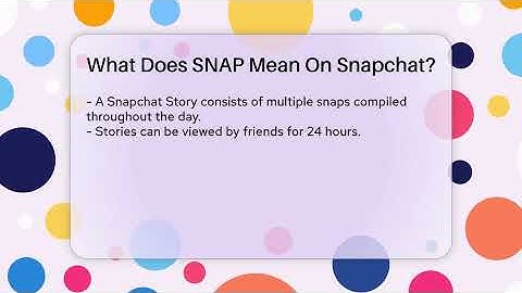 What Does SNAP Mean On Snapchat? - Everyday-Networking
