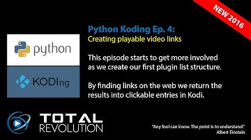 Python Koding 4: Creating playable video links