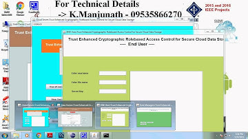 Trust Enhanced Cryptographic Rolebased Access Control for Secure Cloud Data Storage