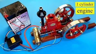 Building mini diesel engine 4 stroke Internal Combustion Engine