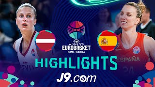 Latvia 🇱🇻 vs Spain 🇪🇸 | J9 Highlights