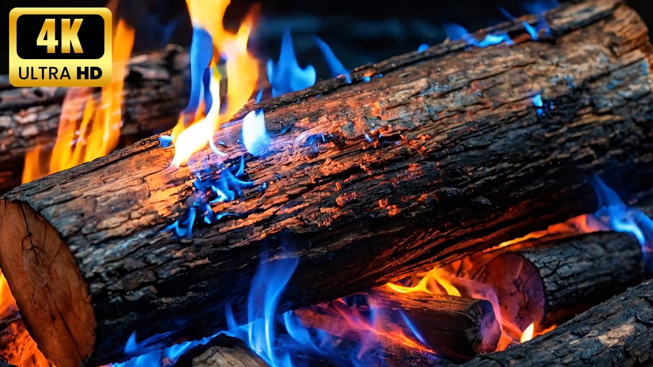 🔥Cozy Fireplace Nights | 11 Hours of Peaceful Calm for Sleep