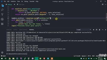 Empaquetar assets y script de Python con PyInstaller
