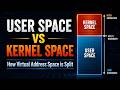 How the Virtual Address Space is Split between User Space and Kernel