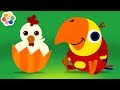 Learn Animals Sounds with Funny Larry Surprise Eggs | Learning Animal Names for Kids on BabyFirst TV