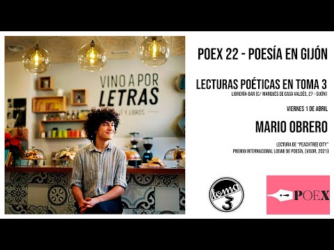 POEX 2022 - LECTURAS POÉTICAS. MARIO OBREO