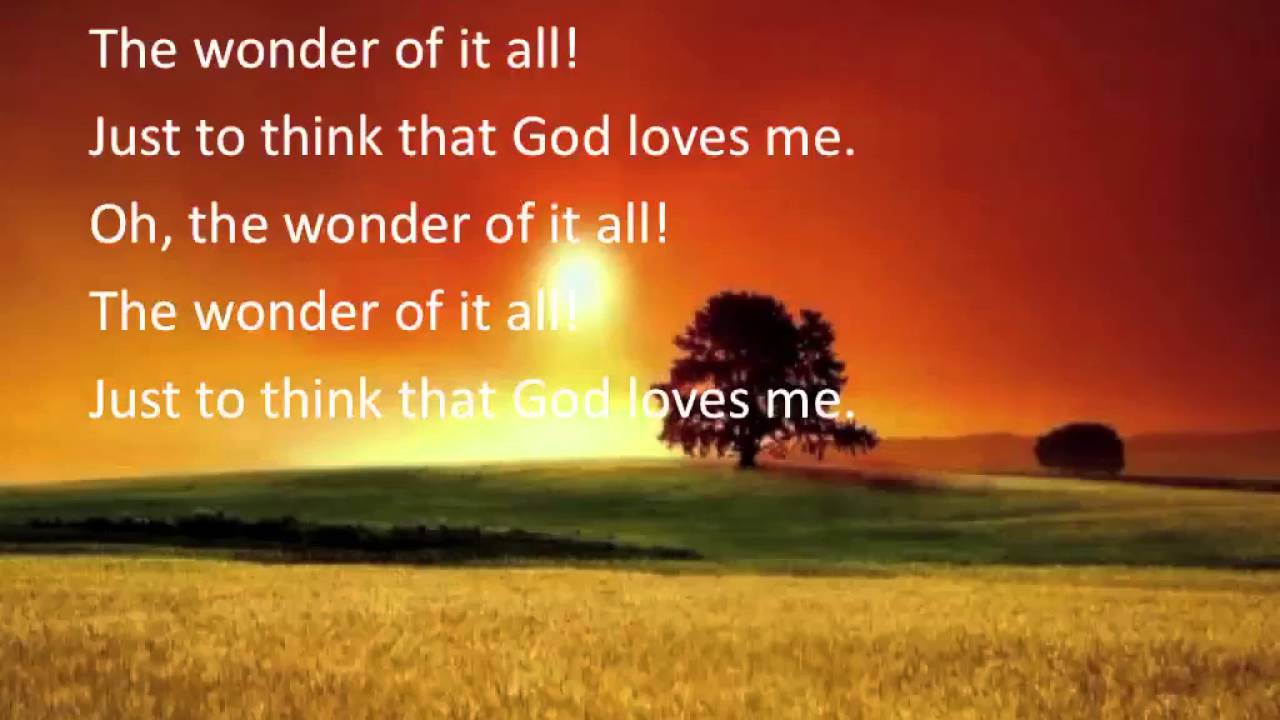 Download The Wonder of it All ~ George Beverley Shea ~ lyric video